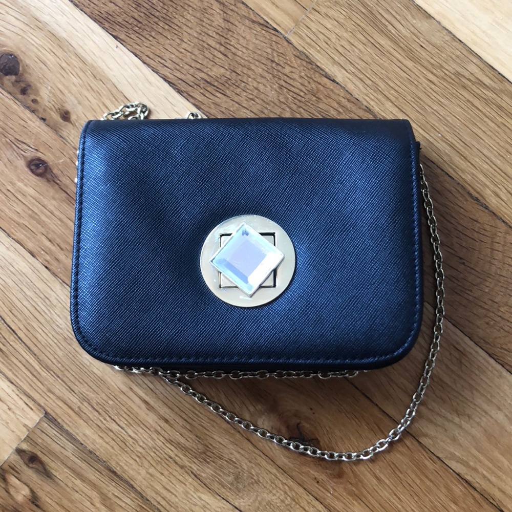 Black evening bag